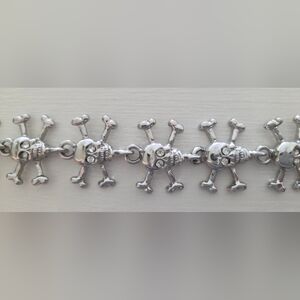 Silver Skull Bracelet